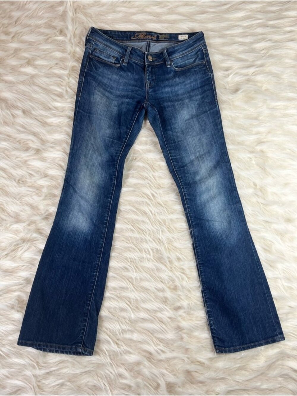 Mavi Bella Jeans Women's 30x31 Mid Rise Bootcut Medium Wash